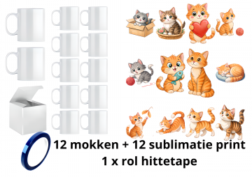 12 mokken  12 sublimatie print 1 x rol hittetape 0001 0