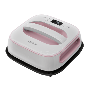 Easy heat press machine romance pink 2 4