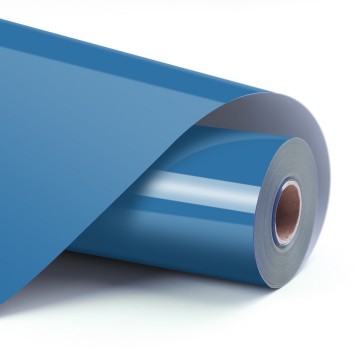 Heat transfer vinyl   ocean blue 12x6ft 5