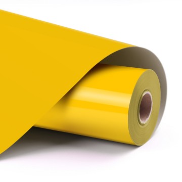 Heat transfer vinyl basic yellow 126ft 2