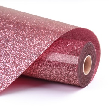 Loklik heat transfer vinyl glitter pink 305 x 90 c